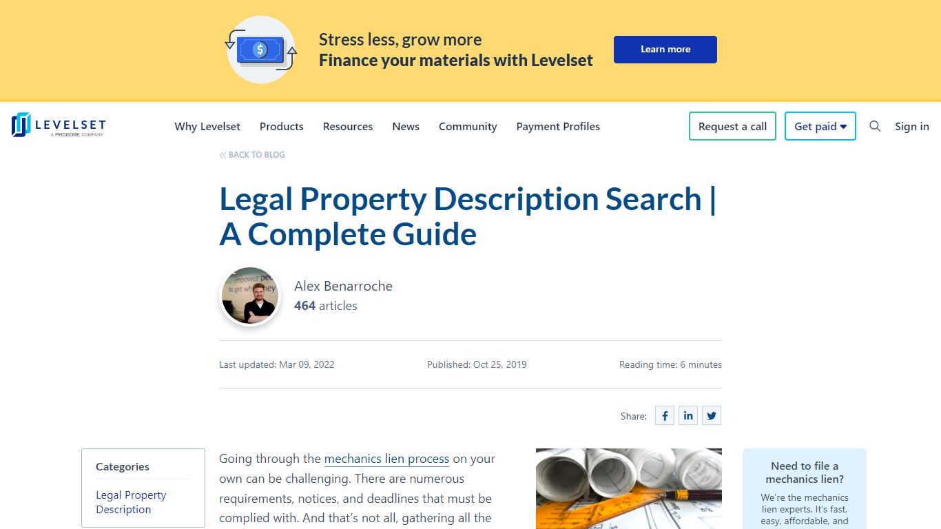 Legal Property Description Search | A Complete Guide - Levelset