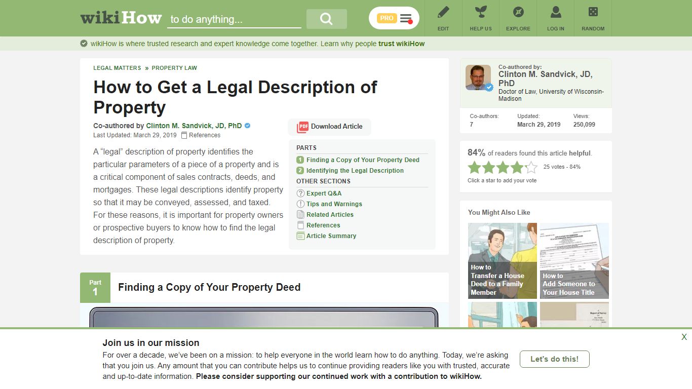 How to Get a Legal Description of Property: 9 Steps - wikiHow