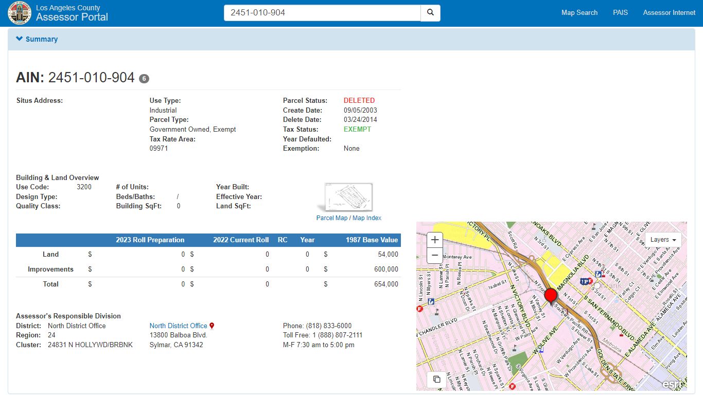 Los Angeles County Assessor Portal